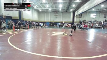 120 lbs Quarterfinal - Skyla Rodenhiser, Holliston vs Safiyyah Haddi, Excel Academy