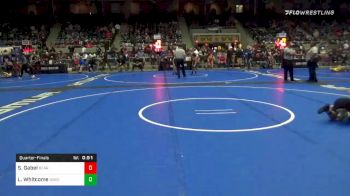 70 lbs Quarterfinal - Stetson Gabel, Bear Cave vs Lincoln Whitcome, Waverly Area WC