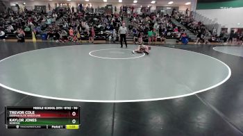 90 lbs Champ. Round 1 - Kaylor Jones, Norman vs Trevor Cole, Eierman Elite Wrestling