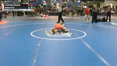 126 lbs Consi Of 64 #1 - Colin Broxterman, OH vs Reegan Roy, WI