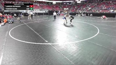 D2-175 lbs Quarterfinal - Porter Klotz, Campbellsport vs Landon Heitmeier, Portage