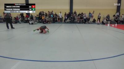 60 lbs Cons. Semi - Kaison Perkins, Pinnacle vs Reece Chicoine, Siouxland Wrestling Academy