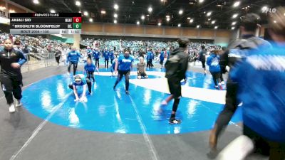 100 lbs Champ. Round 1 - Anjali Sid, Menlo-Atherton vs Brooklyn Bloomfeldt, Kelso