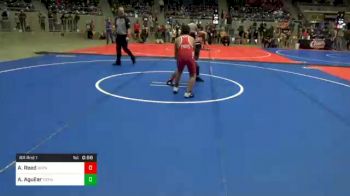 105 lbs Prelims - A'John Reed, Avengers Wrestling vs Alek Aguilar, Fort Gibson Youth Wrestling