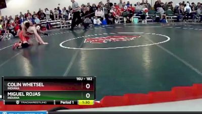 182 lbs Semifinal - Colin Whetsel, Indiana vs Miguel Rojas, Indiana