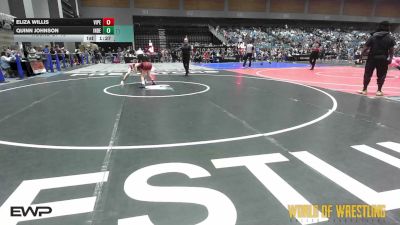 95 lbs Round Of 16 - Eliza Willis, Vipers vs Quinn Johnson, Independent