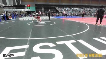 95 lbs Round Of 16 - Eliza Willis, Vipers vs Quinn Johnson, Independent