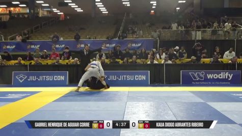 Kaua Diogo Abrantes Ribeiro vs Gabriel Henrique De Aguiar Corre 2026 Pan Jiu Jitsu IBJJF Championship