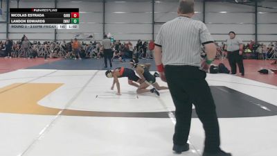 84 lbs Round 5 - 3:00pm Friday - Nicolas Estrada, Cali Red vs Landon Edwards, Michigan S.W.A.T