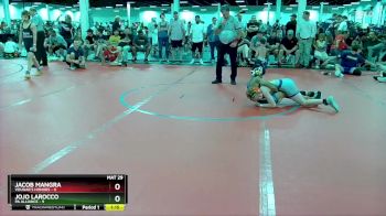 80 lbs Round 2 (6 Team) - Jacob Mangra, Vougar`s Honors vs Jojo LaRocco, PA Alliance