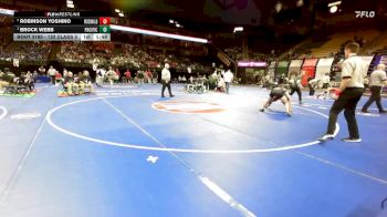 132 Class 3 lbs Quarterfinal - Brock Webb, Pacific vs Robinson Yoshino, McDonald County