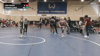 106 lbs Quarterfinal - Kody Dragon, Bristol Central vs Brandon Llanos, New Milford