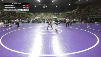 159 lbs Quarterfinal - Beau Priest, Bakersfield vs Keanu Garcia, Garces Memorial