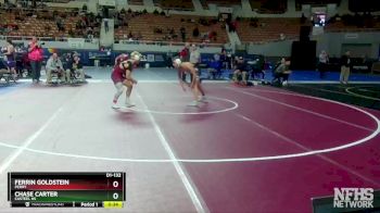 D1-132 lbs Cons. Round 1 - Chase Carter, Casteel HS vs Ferrin Goldstein, Perry