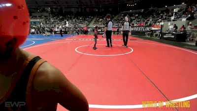 49 lbs Quarterfinal - Jameson Baumgardner, El Paso Texas Wrestling Club vs Eli Franklin, Mighty Warriors Wrestling Academy