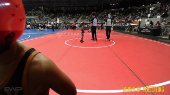 49 lbs Quarterfinal - Jameson Baumgardner, El Paso Texas Wrestling Club vs Eli Franklin, Mighty Warriors Wrestling Academy