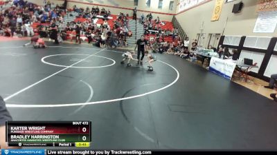 63 lbs Semifinal - Bradley Harrington, Anacortes Hawkeyes Wrestling Club vs Karter Wright, Punisher Wrestling Company