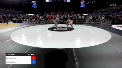 190 lbs Cons 32 #1 - Brayden Zuercher, PA vs Augustus Johns, KS