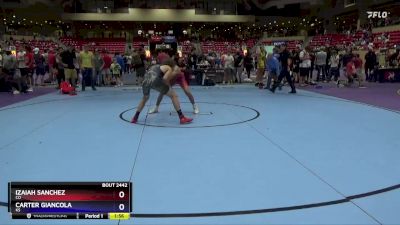 150 lbs Cons. Round 2 - Izaiah Sanchez, CO vs Carter Giancola, KS