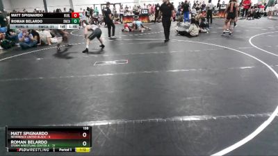 138 lbs Placement (4 Team) - Matt Spignardo, Reverence United Black vs Roman Belardo, Storm Wrestling Center A