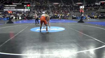 285 lbs Quarterfinal - Robby Bates, North Central (IL) vs Carl DiGiorgio, Coast Guard