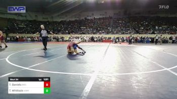 94 lbs Round Of 32 - Tucker Daniels, Bristow vs Ty Whitlock, Harrah