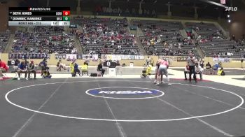 215 lbs Cons. Round 3 - Dominic Ramirez, Nelson County vs Seth Jones, Corbin