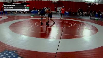 285 lbs Quarters & Wb (16 Team) - Rylen Knuth, Reedsburg vs Thomas Miron, Long Prairie Grey Eagle-Browerville Wolves