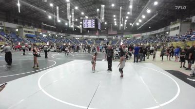 62 lbs Quarterfinal - Paislee Luark, Bald Eagle WC vs Nico Serna, Juggernaut WC