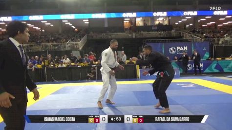 Rafael Da Silva Barro vs Isaias Maciel Costa 2025 Pan Jiu Jitsu IBJJF Championship