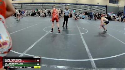 130 lbs Round 3 (4 Team) - Isaac Fountaine, Riverheads MS Wrestling vs Dillinger Collins, Reaper WC