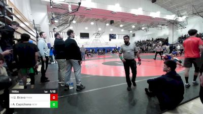 116 lbs Round Of 16 - Uriel Bravo, Frank J. Macchiarola Edu Complex-PSAL vs Anthony Capichana, New Dorp-PSAL