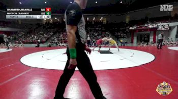190 lbs Finals (8 Team) - Shawn Rounsaville, TUTTLE vs Hudson Claggett, BRISTOW