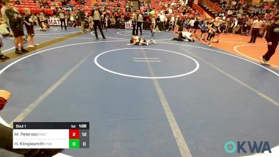 60 lbs Rr Rnd 1 - Mason Peterson, RagTag vs Heston Klinglesmith, Perry Wrestling Academy