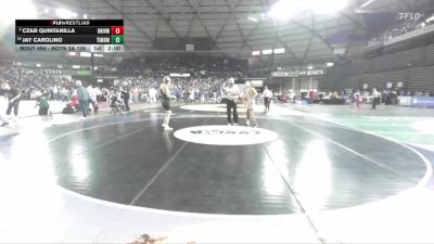 Boys 3A 126 lbs Champ. Round 3 - Jay Carolino, Timberline vs Czar Quintanilla, University