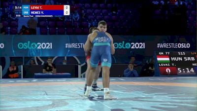 77 kg 1/4 Final - Tamas Levai, Hungary vs Viktor Nemes, Serbia