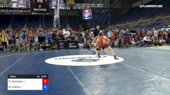 132 lbs Rnd Of 64 - Gavin Damasco, New York vs Mason Clarke, Rhode Island
