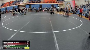 285 lbs Cons. Semi - Bryton Brown, Good Counsel vs Evan Smith-Matlock, St. Frances Academy