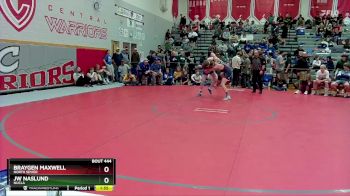 138 lbs Quarterfinal - Braygen Maxwell, North Sevier vs JW Naslund, Nucla