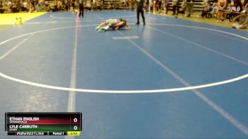 130 lbs Quarterfinal - Lyle Carruth, LCWM vs Ethan English, Stewartville