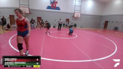 152 lbs Finals (2 Team) - Khendra Hernandez, Big Dog Ranch vs Sara Garza, BB Wrestling