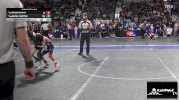 61 lbs 3rd Place Match - Jasper Creten, Trailblazer vs Jayden Brant, Caney Valley