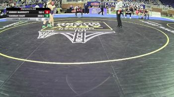 Girls-190 lbs Cons. Round 3 - Ember Marriott, Yale Hs Girls vs Hannah Hart, Owosso Hs Girls