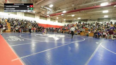 144 lbs Round Of 16 - Colton Stevens, Winnacunnet vs Nick Darby, Exeter