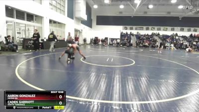 120 lbs Quarterfinal - Caden Garriott, South Torrance vs Aaron Gonzalez, Mater Dei