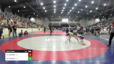 85 lbs Semifinal - Colin Schafer, Level Up Wrestling Center vs Matthew Waters, Richmond Hill Wrestling Club