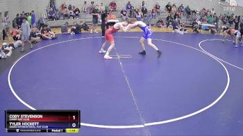 126 lbs Cons. Round 3 - Cody Stevenson, Canby Mat Club vs Tyler Hockett, Askeo International Mat Club