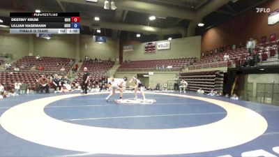 138 lbs Finals (8 Team) - Destiny Krum, Iowa Central Community College vs Lillian Hagemann, Southeast CC