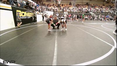 70 lbs Quarterfinal - Leona Dooley, Darko Valley Wolfpak vs Noah Noteboom, Shelton Wrestling Academy