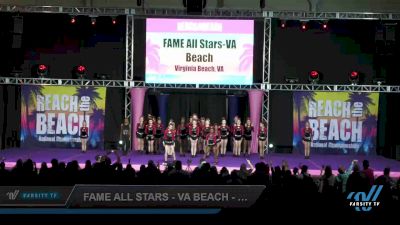 FAME All Stars - VA Beach - PRODIGY [2022 L2 Youth - Medium Day 2] 2022 ACDA Reach the Beach Ocean City Cheer Grand Nationals